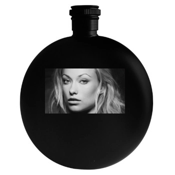 Olivia Wilde Round Flask