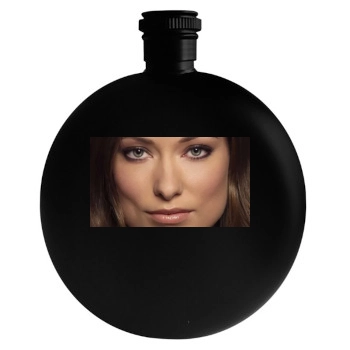 Olivia Wilde Round Flask