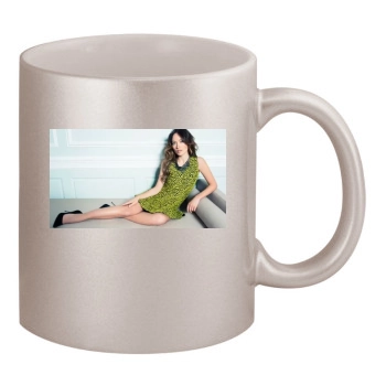 Olivia Wilde 11oz Metallic Silver Mug