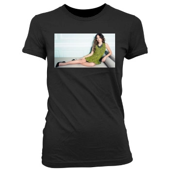 Olivia Wilde Women's Junior Cut Crewneck T-Shirt