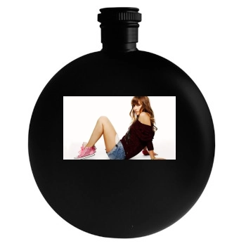 Olivia Wilde Round Flask