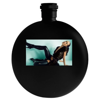 Olivia Wilde Round Flask