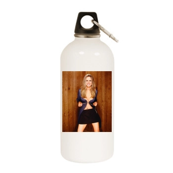 Heather Graham White Water Bottle With Carabiner