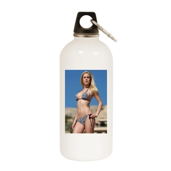 Heidi Montag White Water Bottle With Carabiner