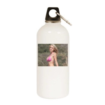 Heidi Montag White Water Bottle With Carabiner