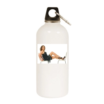 Helen Flanagan White Water Bottle With Carabiner