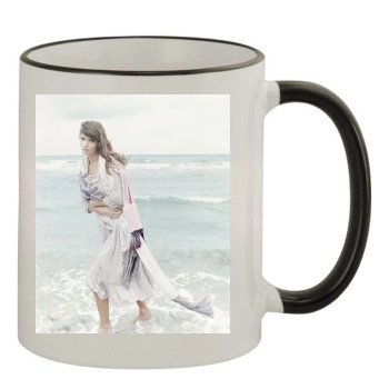 Helena Christensen 11oz Colored Rim & Handle Mug