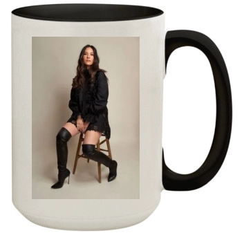 Olivia Munn 15oz Colored Inner & Handle Mug