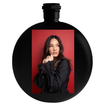 Olivia Munn Round Flask