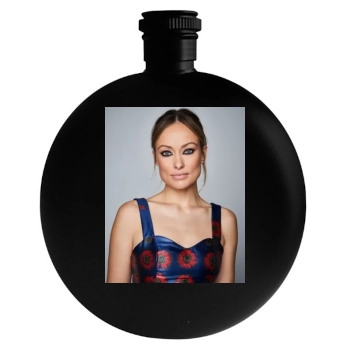 Olivia Wilde Round Flask