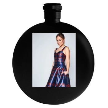 Olivia Wilde Round Flask