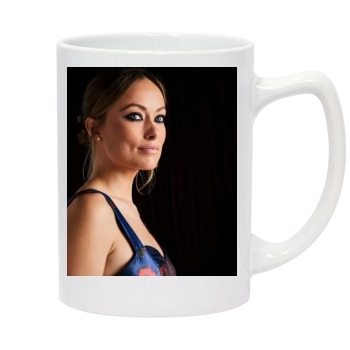 Olivia Wilde 14oz White Statesman Mug