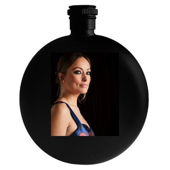 Olivia Wilde Round Flask