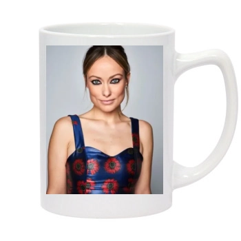 Olivia Wilde 14oz White Statesman Mug