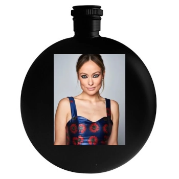 Olivia Wilde Round Flask