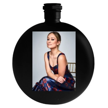 Olivia Wilde Round Flask