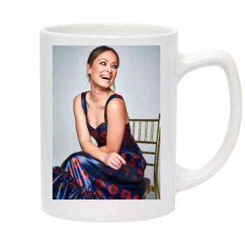 Olivia Wilde 14oz White Statesman Mug