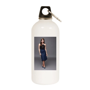 Selma Blair White Water Bottle With Carabiner