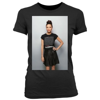 Thandie Newton Women's Junior Cut Crewneck T-Shirt