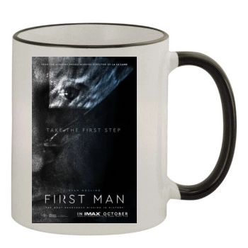 First Man (2018) 11oz Colored Rim & Handle Mug