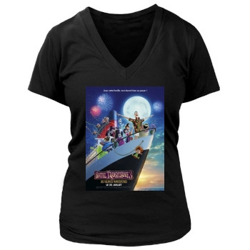 Hotel Transylvania 3: Summer Vacation (2018) Women's Deep V-Neck TShirt