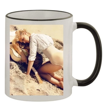 Sasha Pivovarova 11oz Colored Rim & Handle Mug