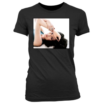 Shalom Harlow Women's Junior Cut Crewneck T-Shirt