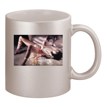 Shalom Harlow 11oz Metallic Silver Mug