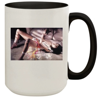 Shalom Harlow 15oz Colored Inner & Handle Mug