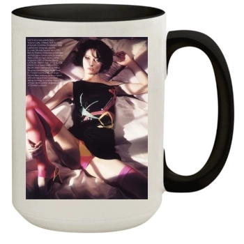 Shalom Harlow 15oz Colored Inner & Handle Mug