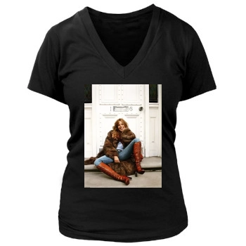 Sienna Miller Women's Deep V-Neck TShirt