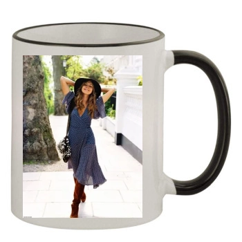 Sienna Miller 11oz Colored Rim & Handle Mug