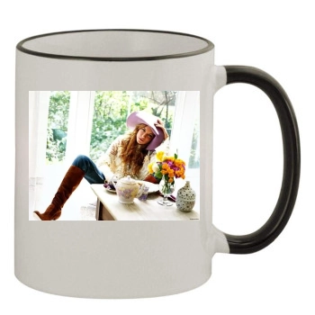 Sienna Miller 11oz Colored Rim & Handle Mug