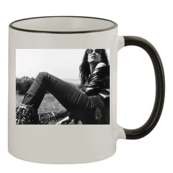 Stephanie Seymour 11oz Colored Rim & Handle Mug