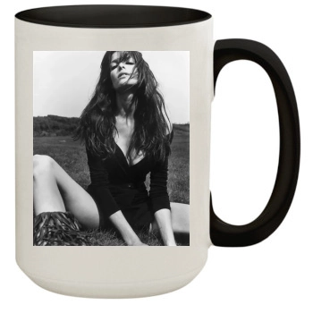 Stephanie Seymour 15oz Colored Inner & Handle Mug