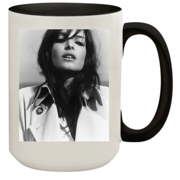 Stephanie Seymour 15oz Colored Inner & Handle Mug