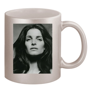 Stephanie Seymour 11oz Metallic Silver Mug