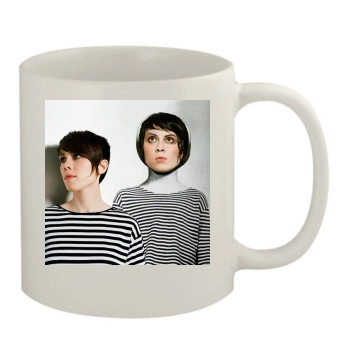 Tegan and Sara 11oz White Mug