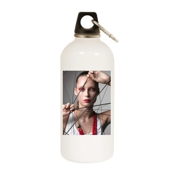 Tiiu Kuik White Water Bottle With Carabiner