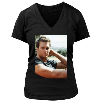 Tom Brady Women's Deep V-Neck TShirt