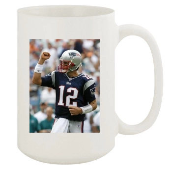 Tom Brady 15oz White Mug