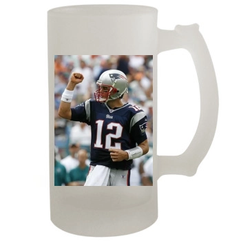 Tom Brady 16oz Frosted Beer Stein