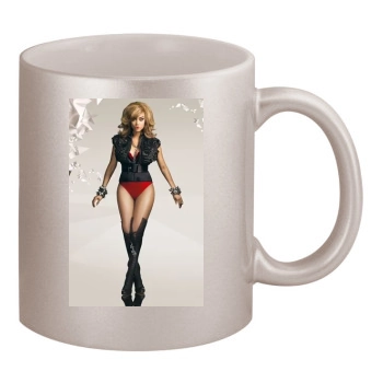 Tyra Banks 11oz Metallic Silver Mug