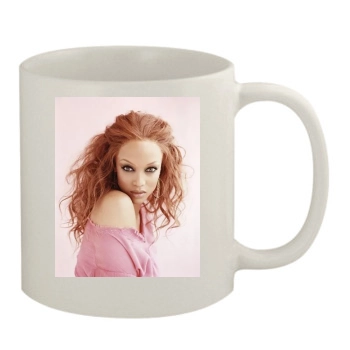 Tyra Banks 11oz White Mug