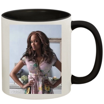 Tyra Banks 11oz Colored Inner & Handle Mug