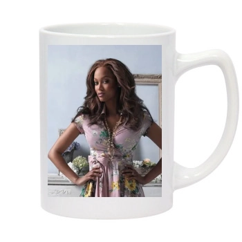 Tyra Banks 14oz White Statesman Mug