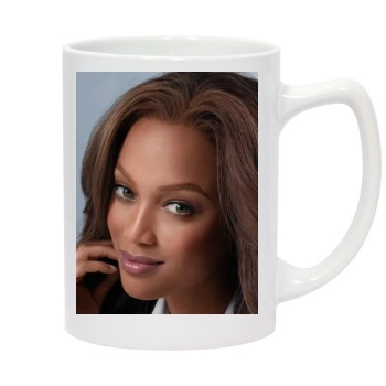 Tyra Banks 14oz White Statesman Mug