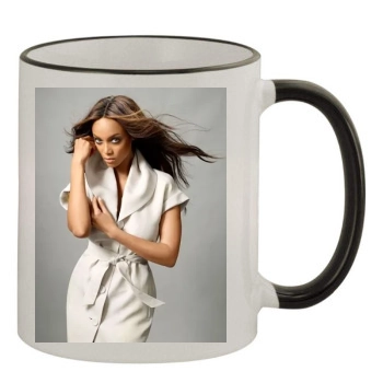 Tyra Banks 11oz Colored Rim & Handle Mug