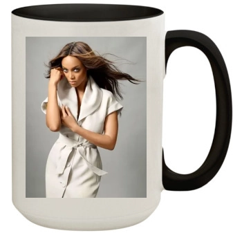 Tyra Banks 15oz Colored Inner & Handle Mug