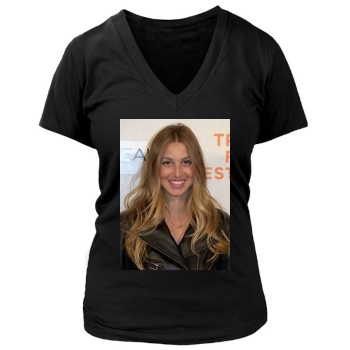 Whitney Port Women's Deep V-Neck TShirt